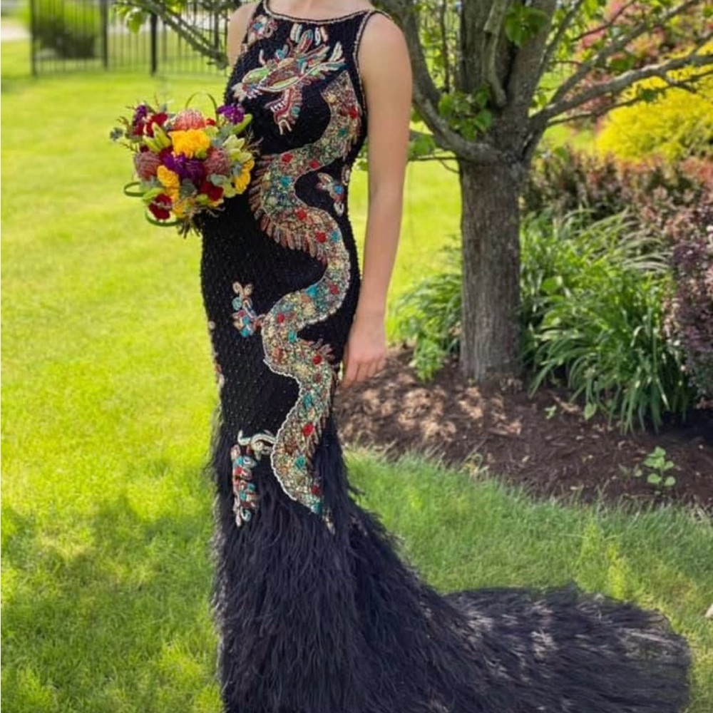 Sherri Hill Black Prom Gown